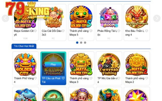 Tổng hợp các siêu phẩm game đa dạng mà KING79 cung cấp